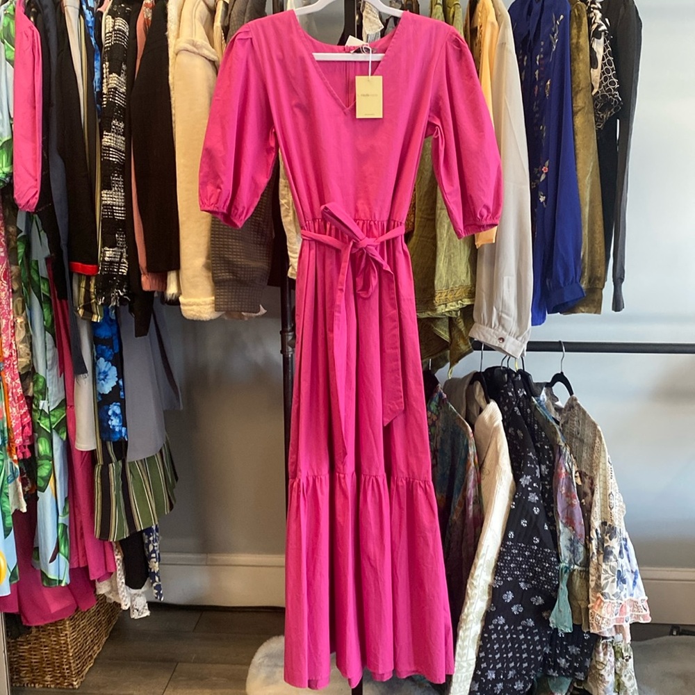 NWT Maude Molly Pink Maxi